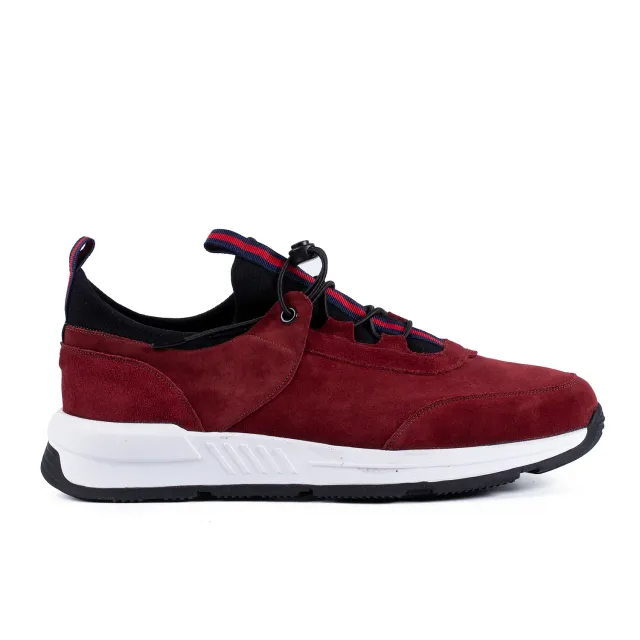 Lucas Shoes Sneaker 520 Rosso Velur adidași piele