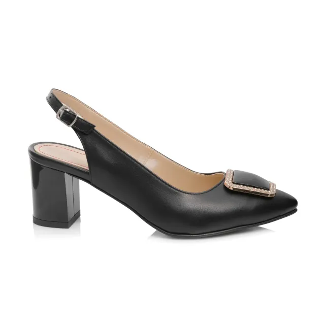Catinca Shoes D48 NE sandale dama piele naturala negru box