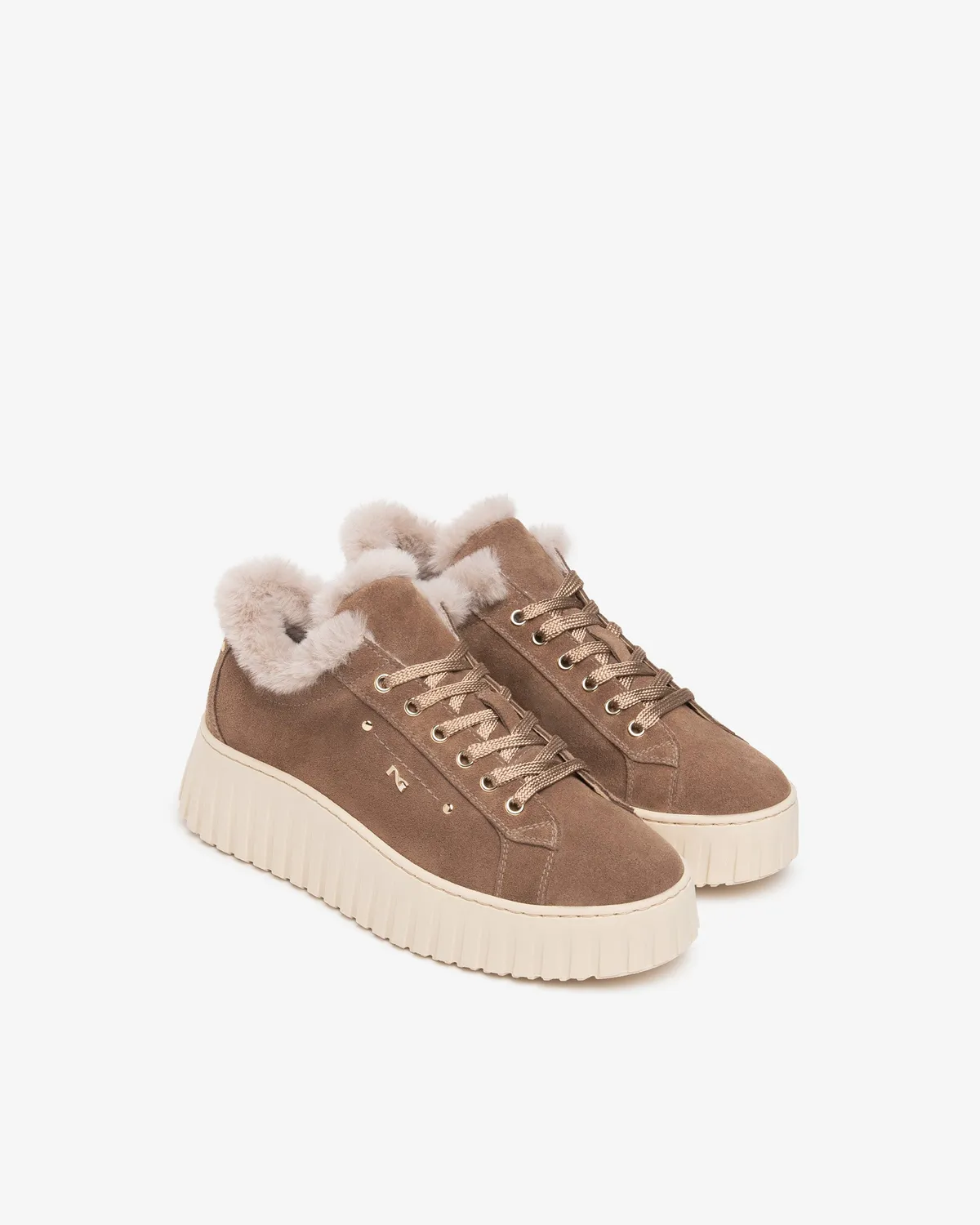 NeroGiardini sneakers piele intoarsa dama platforma