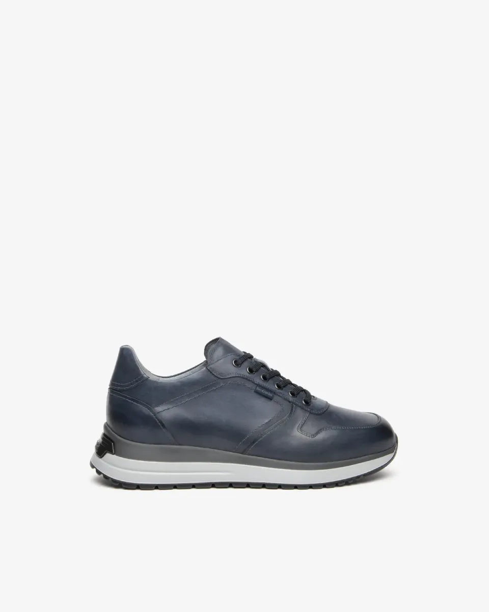 NeroGiardini sneakers piele barbati cu siret