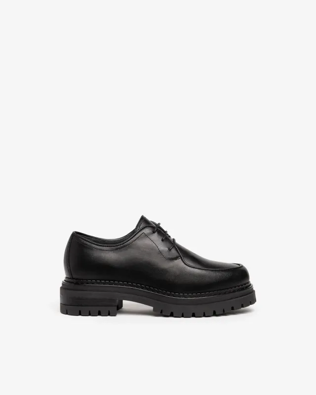 NeroGiardini Pantofi oxford piele dama cu siret