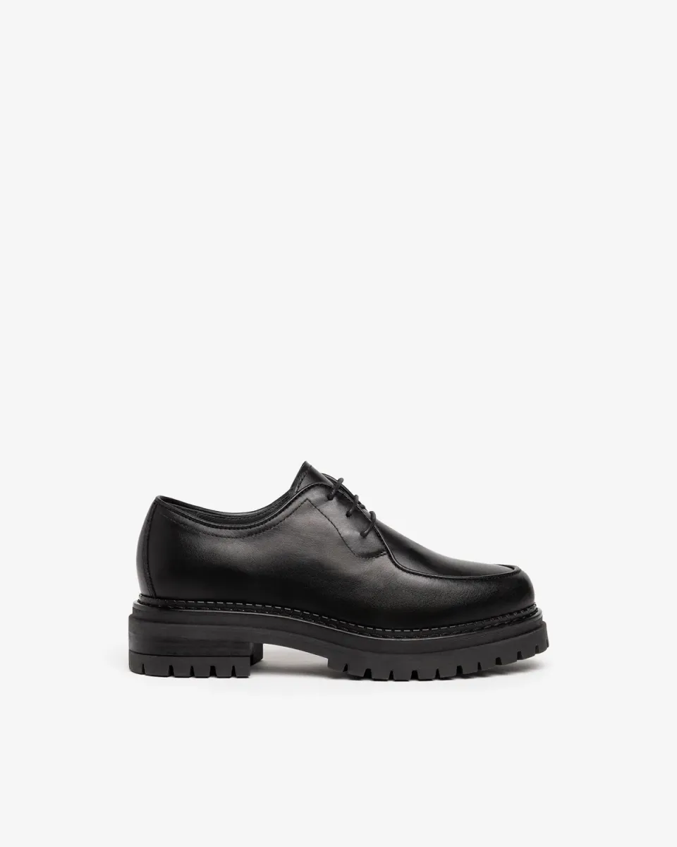 NeroGiardini Pantofi oxford piele dama cu siret