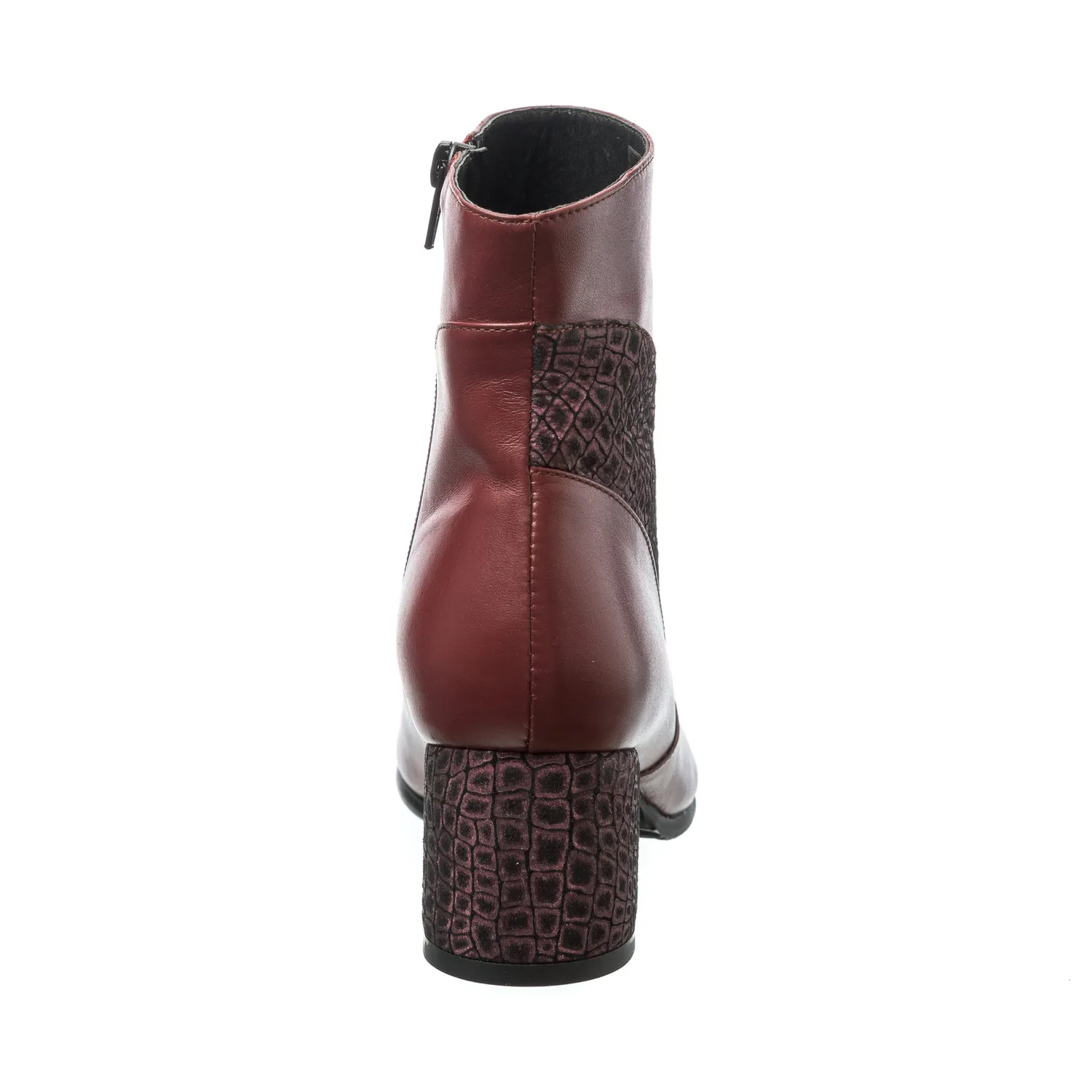 Catinca Shoes GX50 BOP ghete dama piele naturala bordo pietre