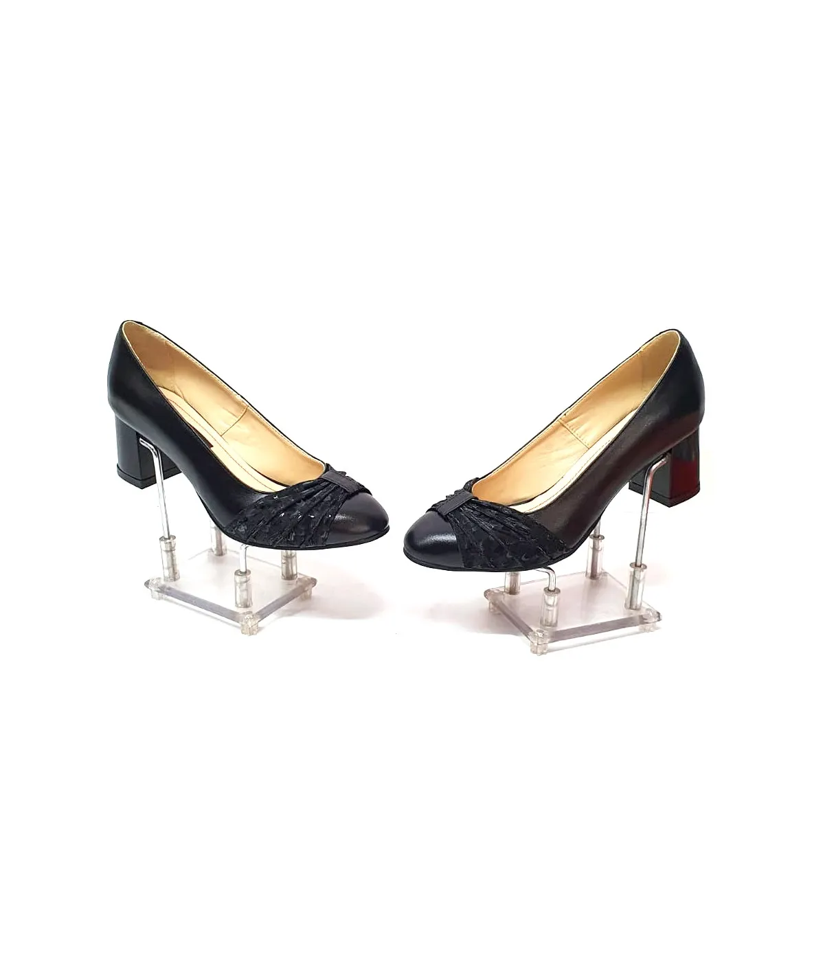Catinca Shoes A13 NBN3D pantofi dama piele naturala negru 3D