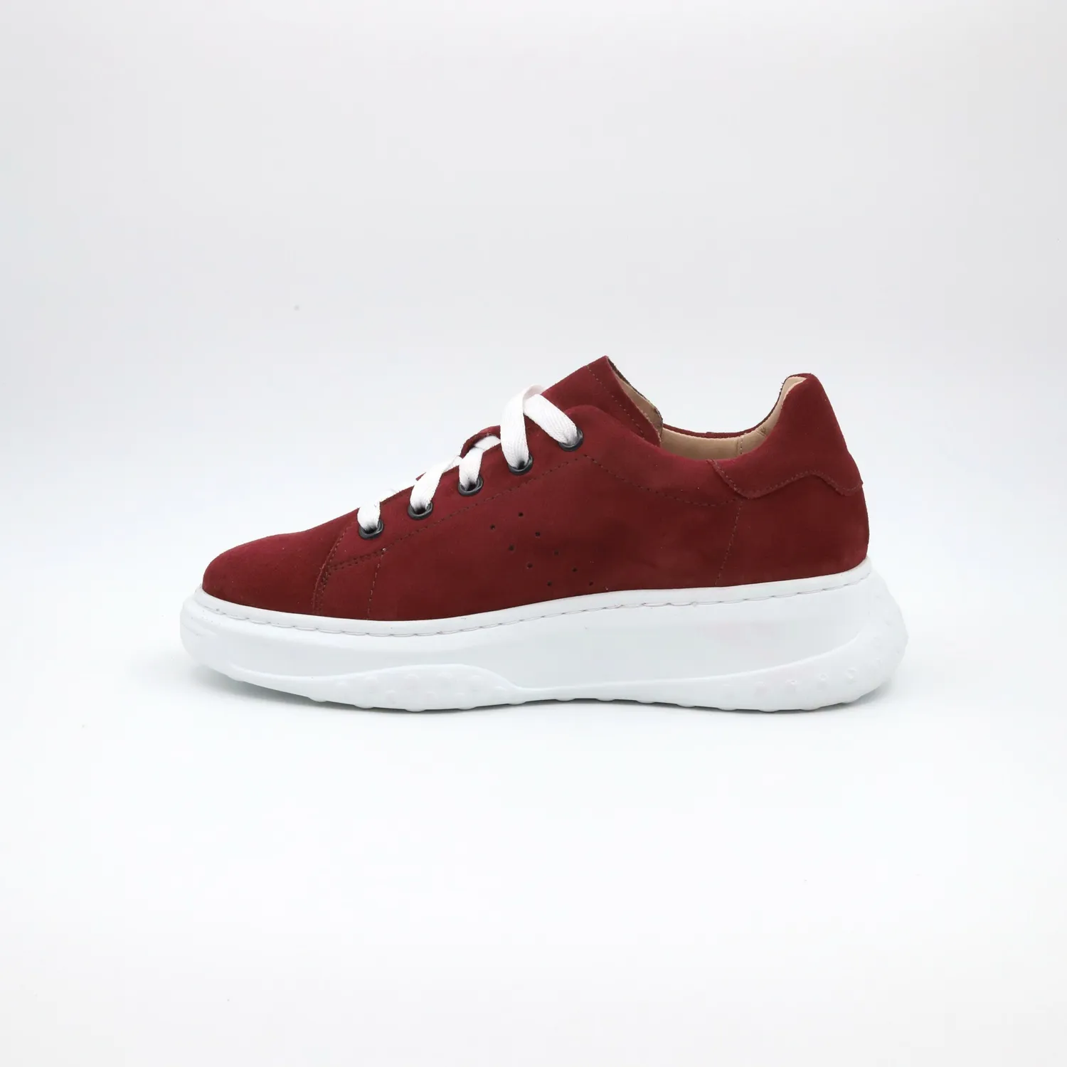Lucas Shoes 5101 RV Rosso sneakeri rosii velur