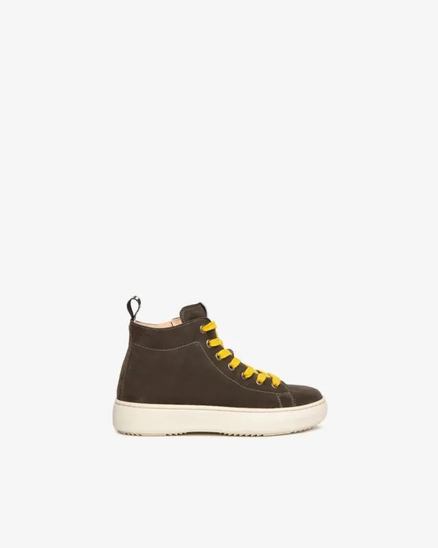 NeroGiardini sneakers baieti piele intoarsa cu fermoar