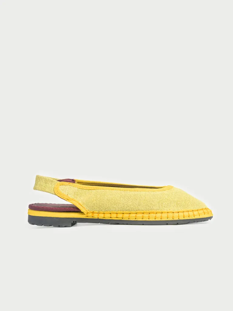 Flagelus Narnia Mustard papuci in mustar