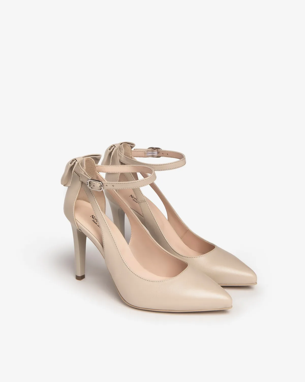 NeroGiardini Premium pantofi dama piele toc nunta