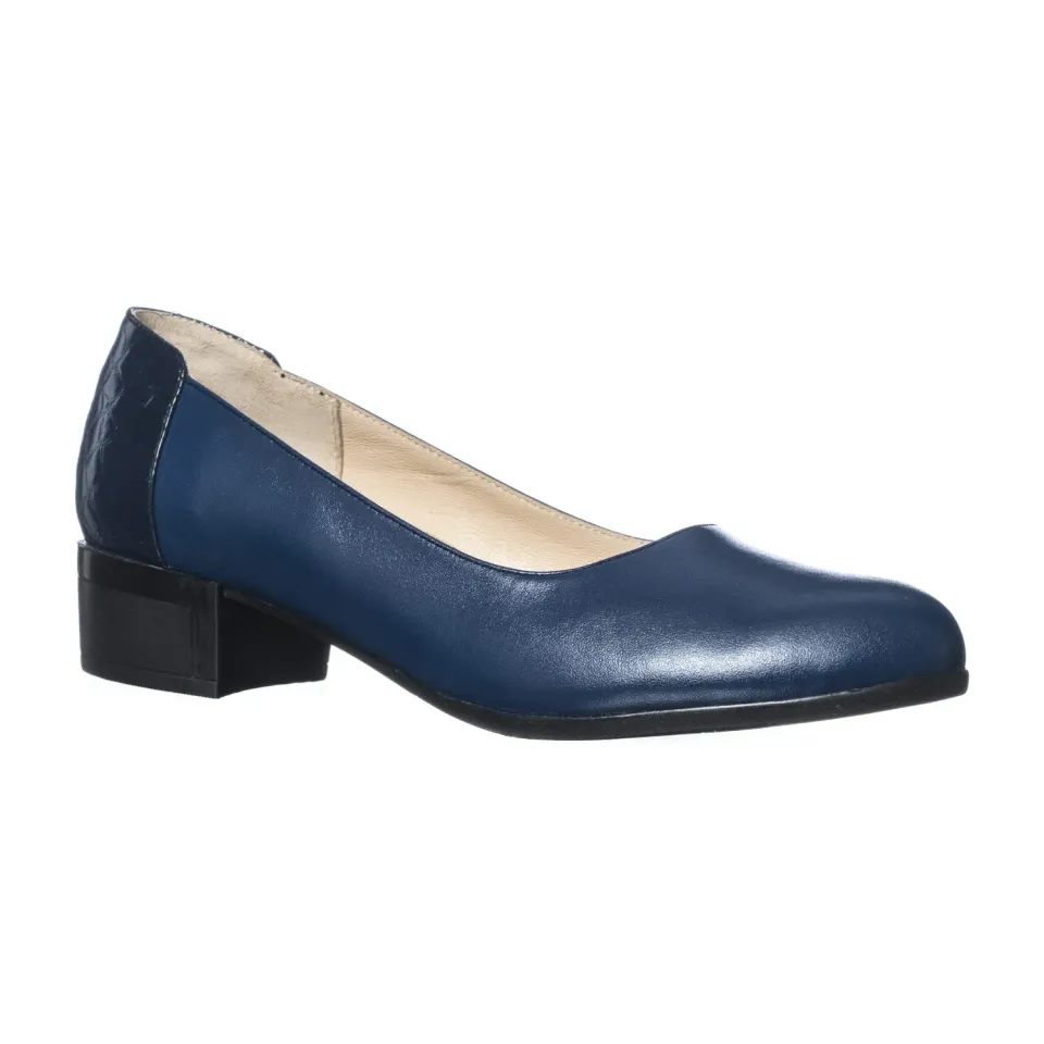 Catinca Shoes T8 ACA pantofi dama piele albastru croco