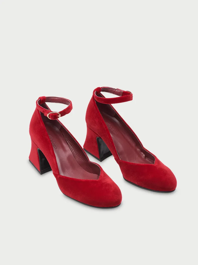 Flagelus DOrsey Pumps Red pantofi toc roșii
