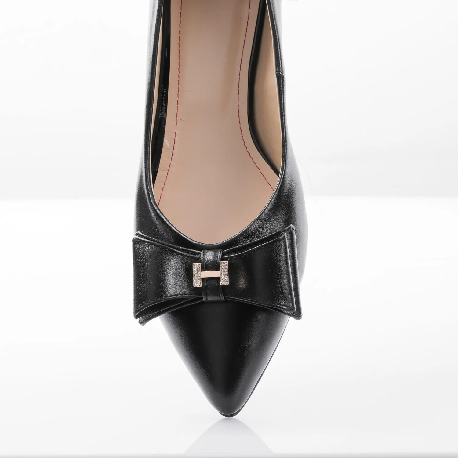Catinca Shoes BL6 NE balerini negri piele naturală