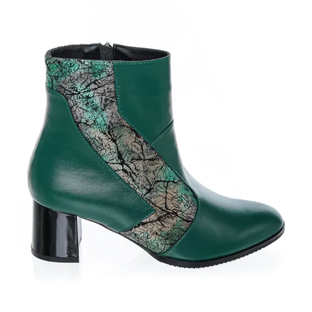 Catinca Shoes Verde Box GX41 VBVS ghete piele
