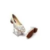 Catinca Shoes T19 pantofi dama piele naturala bej sidef