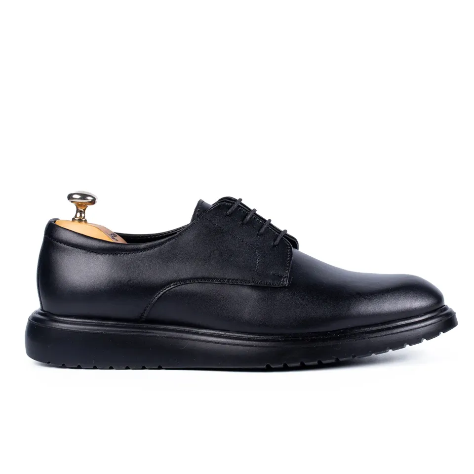 Lucas Shoes Casual 346 pantofi barbati negru piele