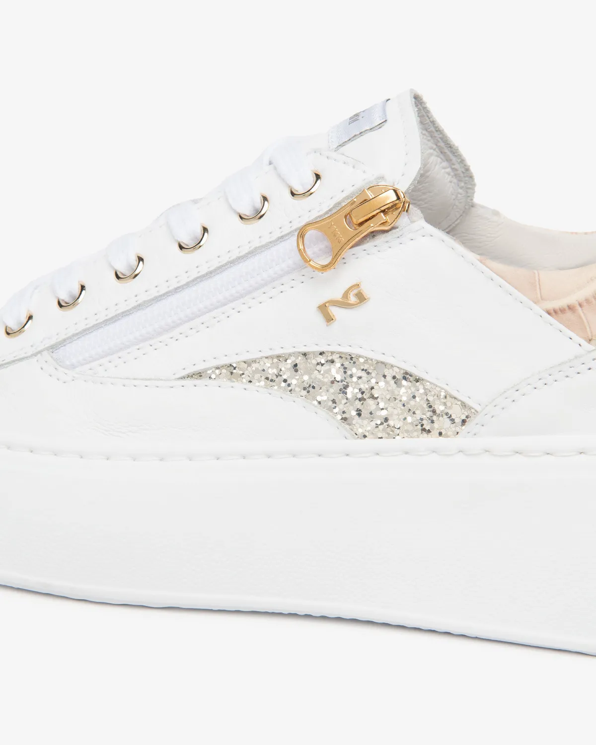 NeroGiardini sneakers dama piele cu brant memory