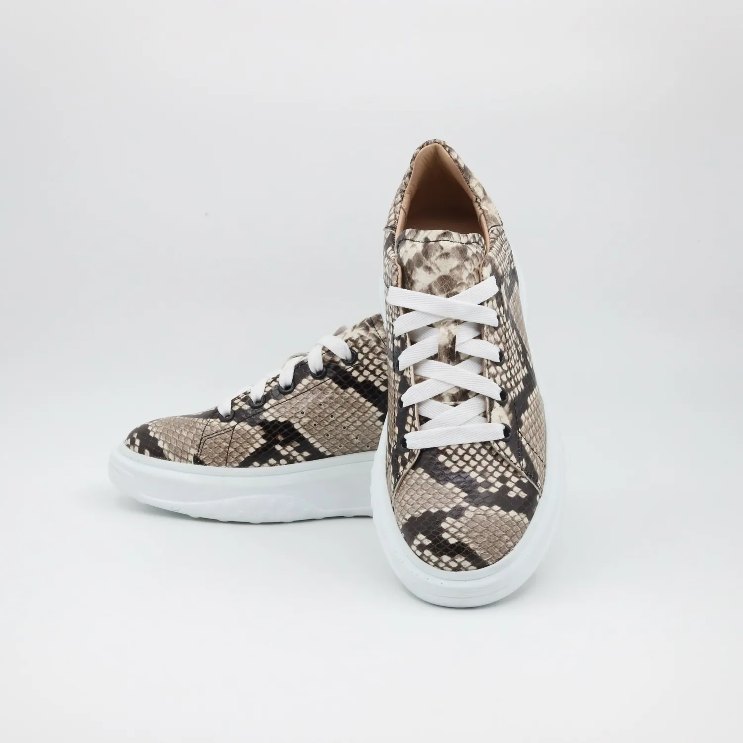 Lucas Shoes 5101 RV sneakers piele full snake