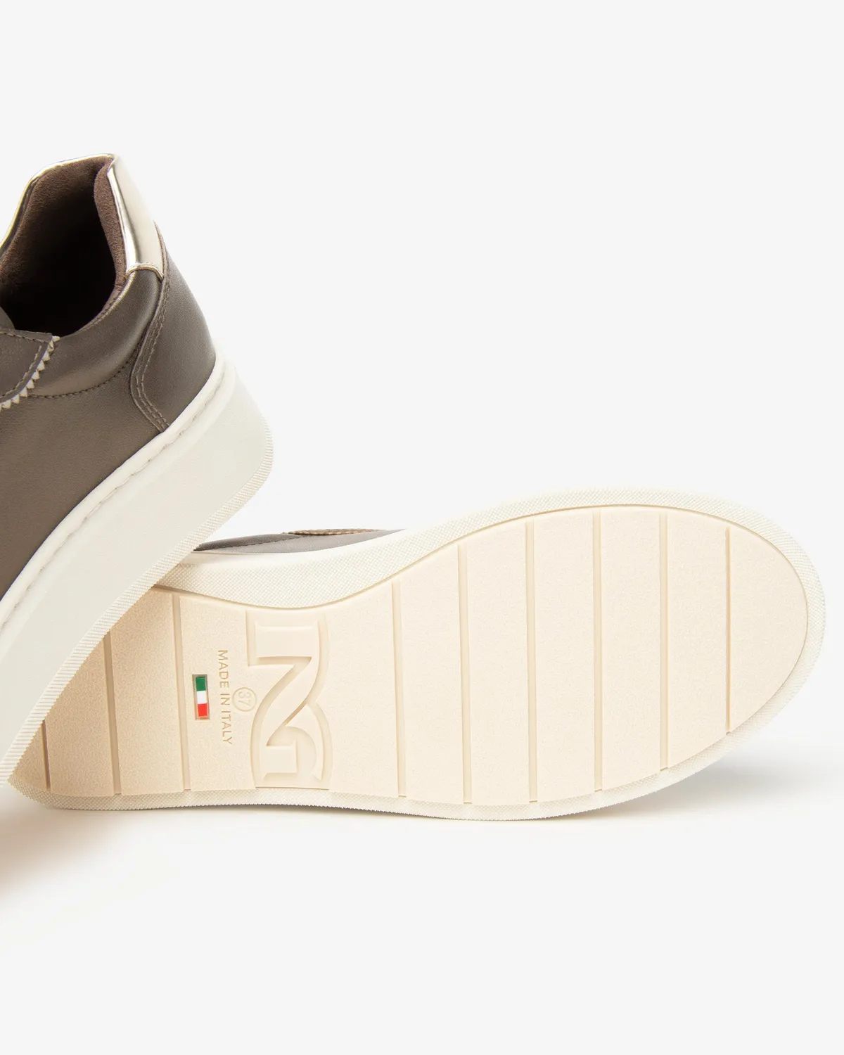 NeroGiardini sneakers piele damă cu branț memory