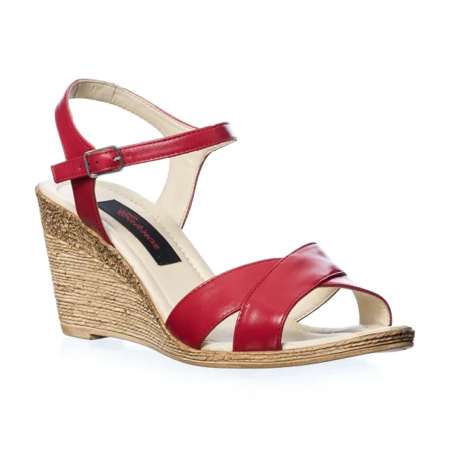 Catinca Shoes SP5 R sandale damă piele roșu
