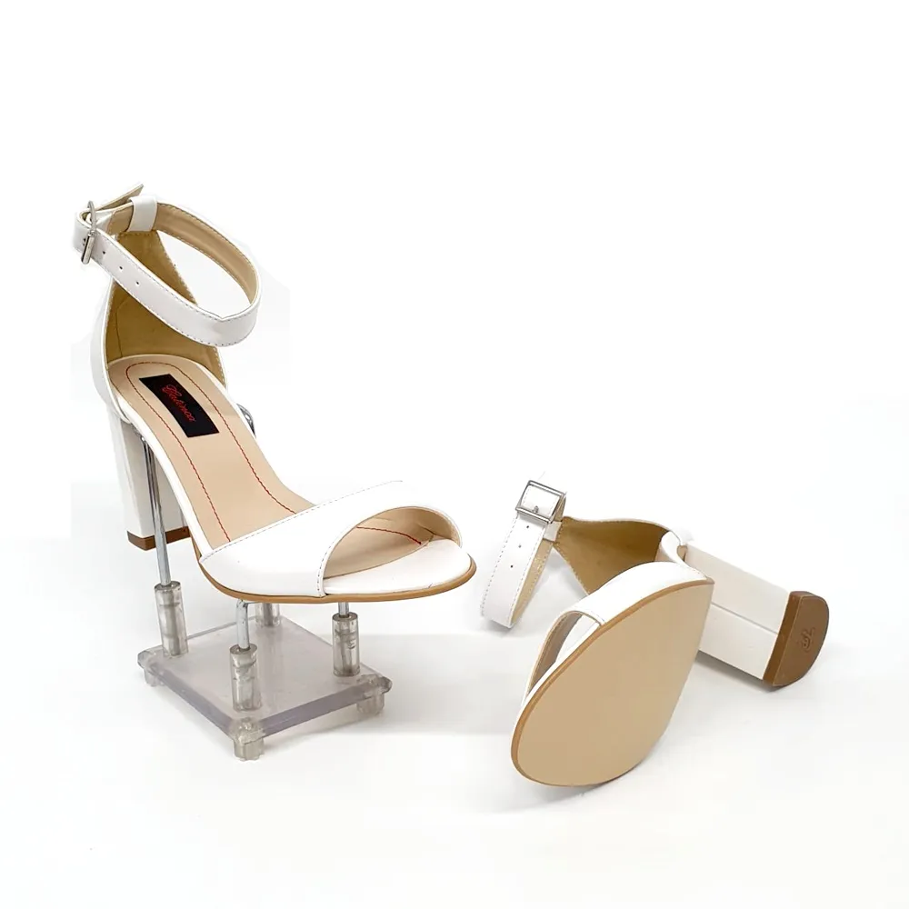 Catinca Shoes D25 AS sandale dama piele alb sidef