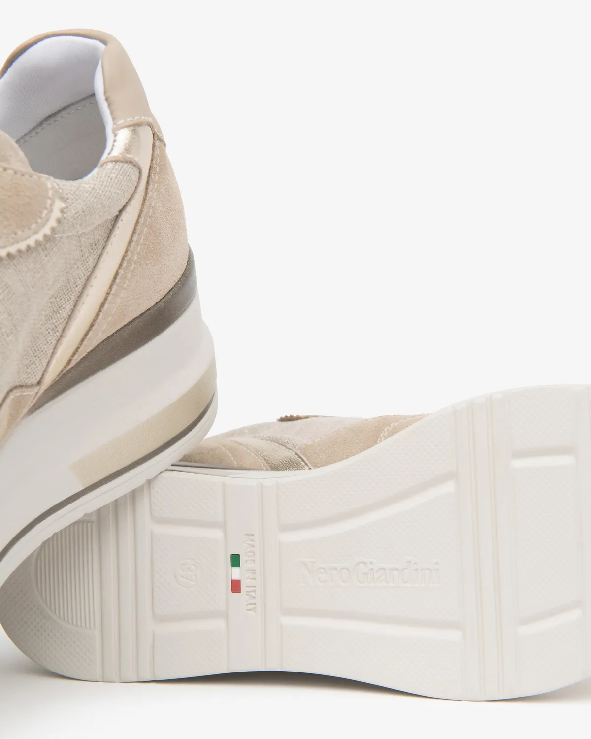 NeroGiardini Sneakers Dama Piele Textil Vara