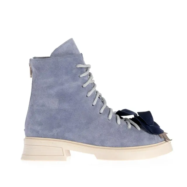 Ana Urbana Shoes Yasmina bocanci albastri piele întoarsă