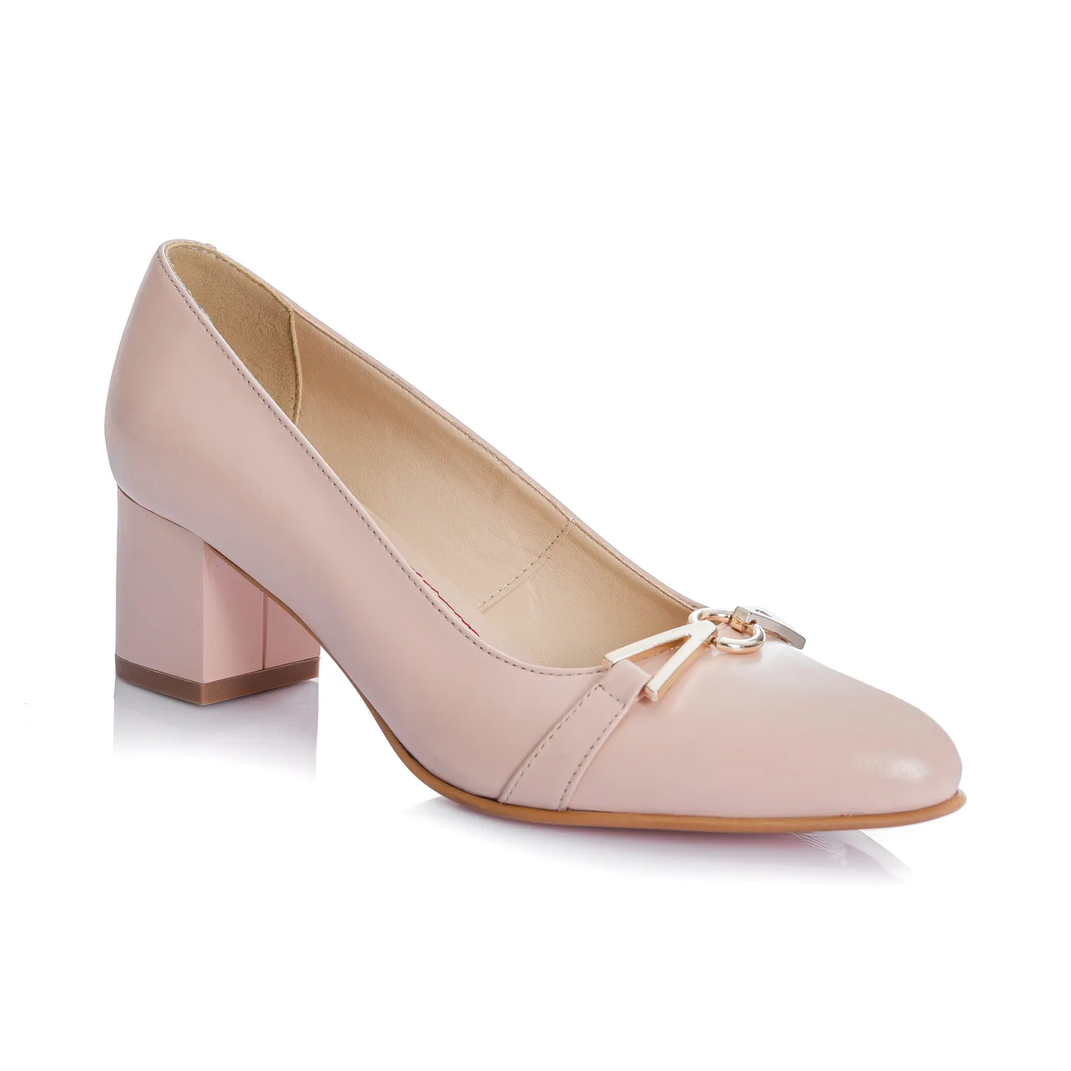 Catinca Shoes A44 NB pantofi dama piele naturala nude box