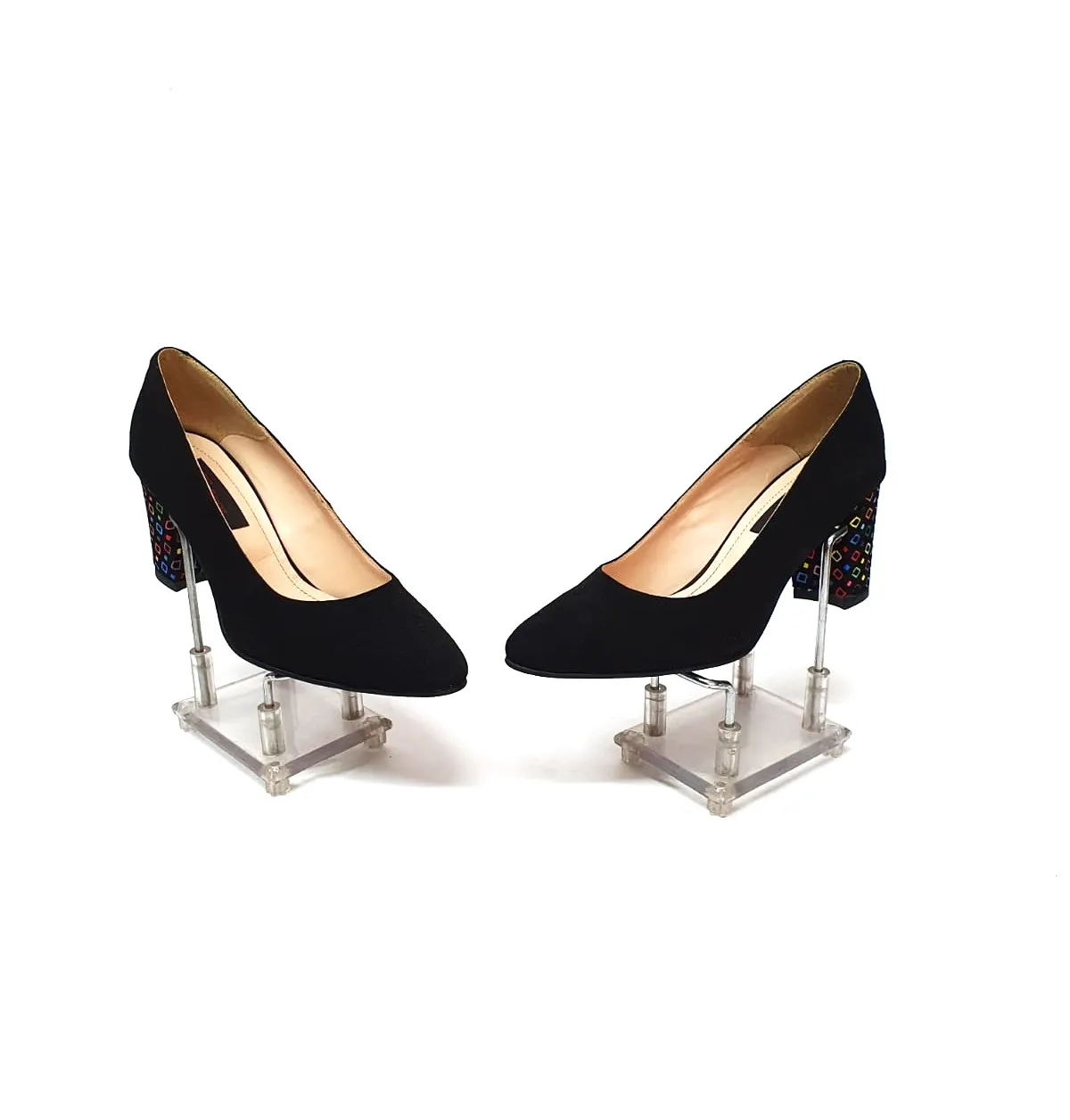 Catinca Shoes R7 NAPC pantofi piele antilopa negri