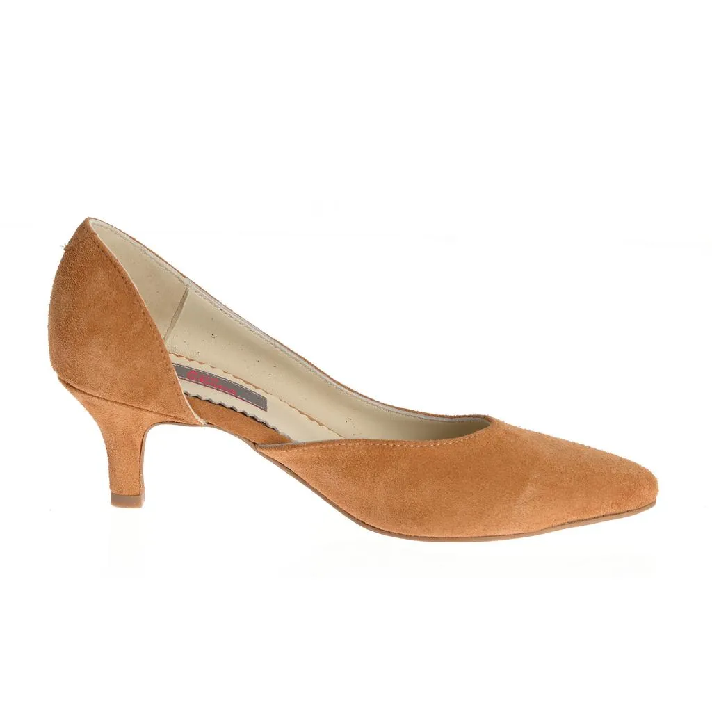 Ana Urbana Shoes Denver pantofi camel piele
