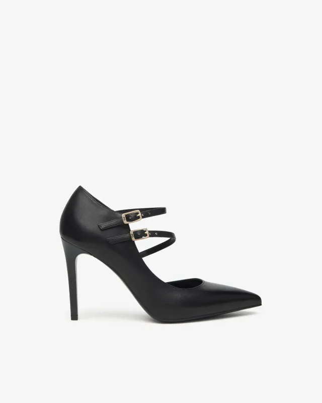 NeroGiardini pantofi Mary Jane piele Premium