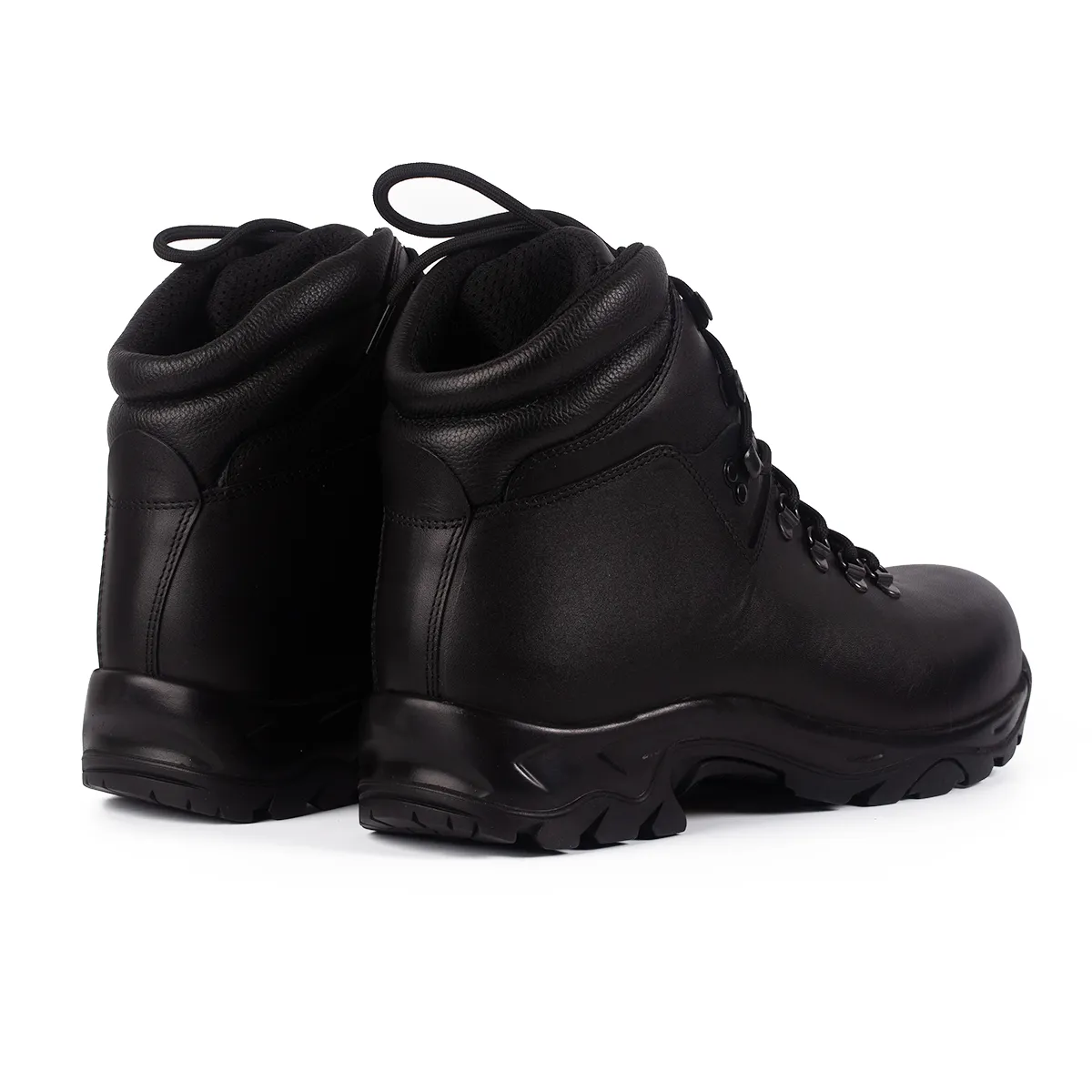 Lucas Shoes 384 bocanci barbati negri piele naturala