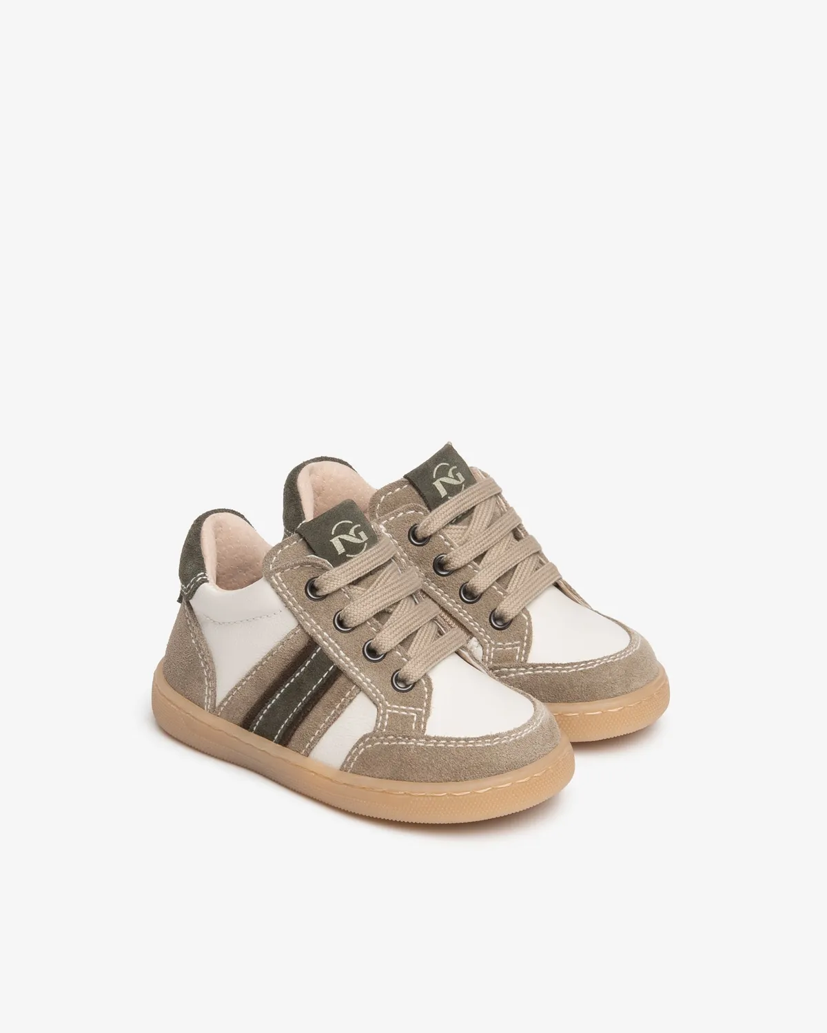 NeroGiardini Junior sneakers piele baieti cu fermoar