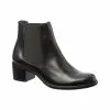 Catinca Shoes E01 NB botine dama piele naturala negru box