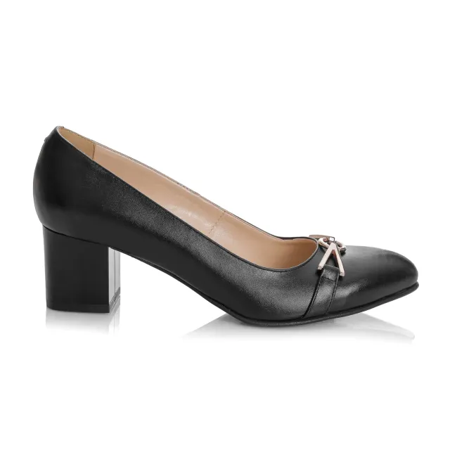 Catinca Shoes A44 N pantofi dama piele negru box