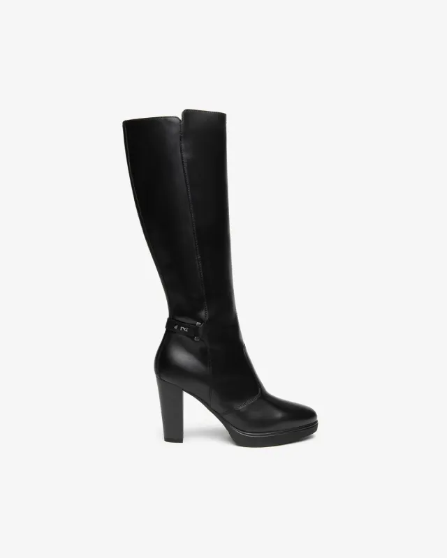 NeroGiardini cizme dama piele toc cui 90 mm