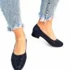 Catinca Shoes T10 BL pantofi perforați piele bleumarin