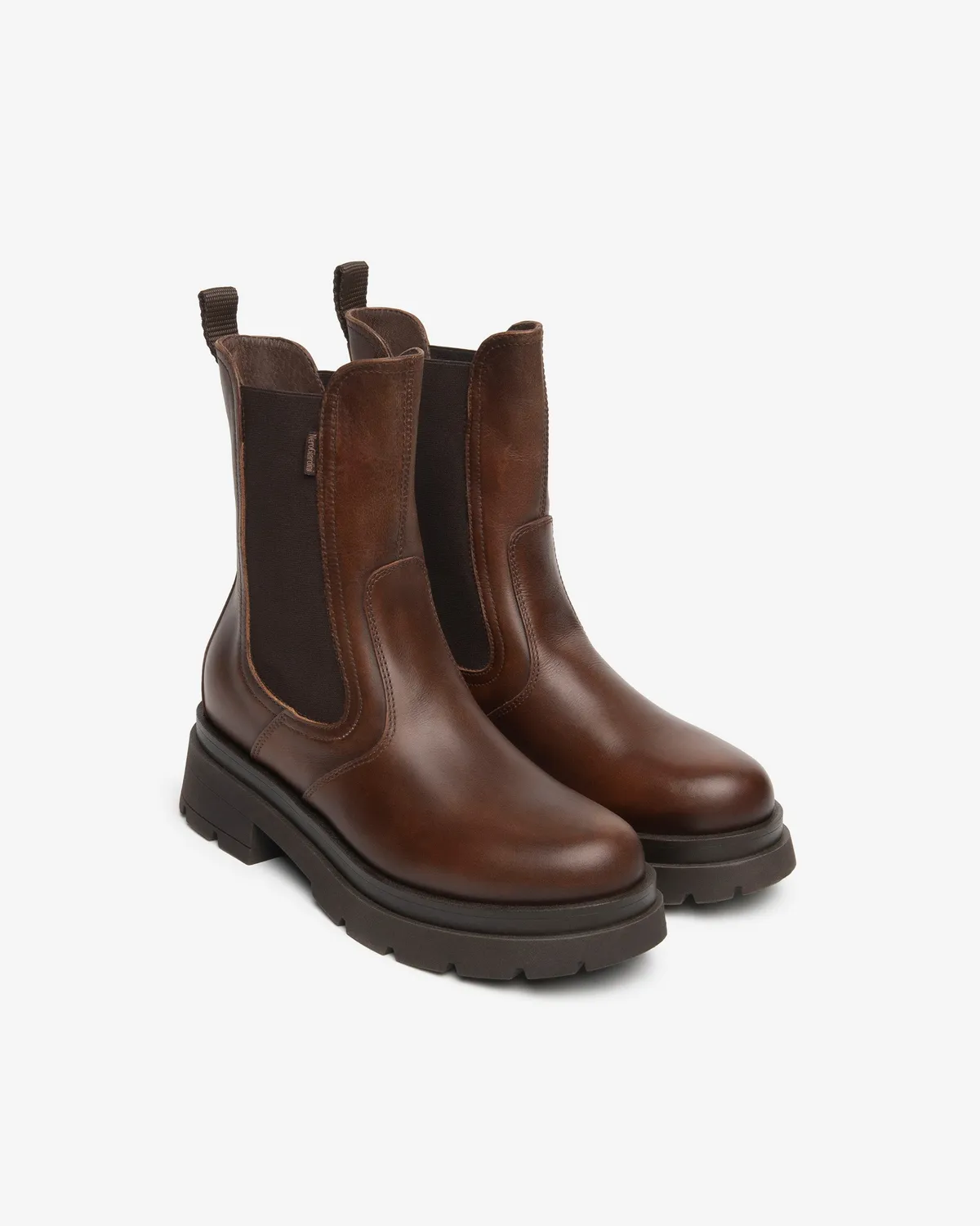 NeroGiardini ghete Chelsea piele dama toc 5 cm