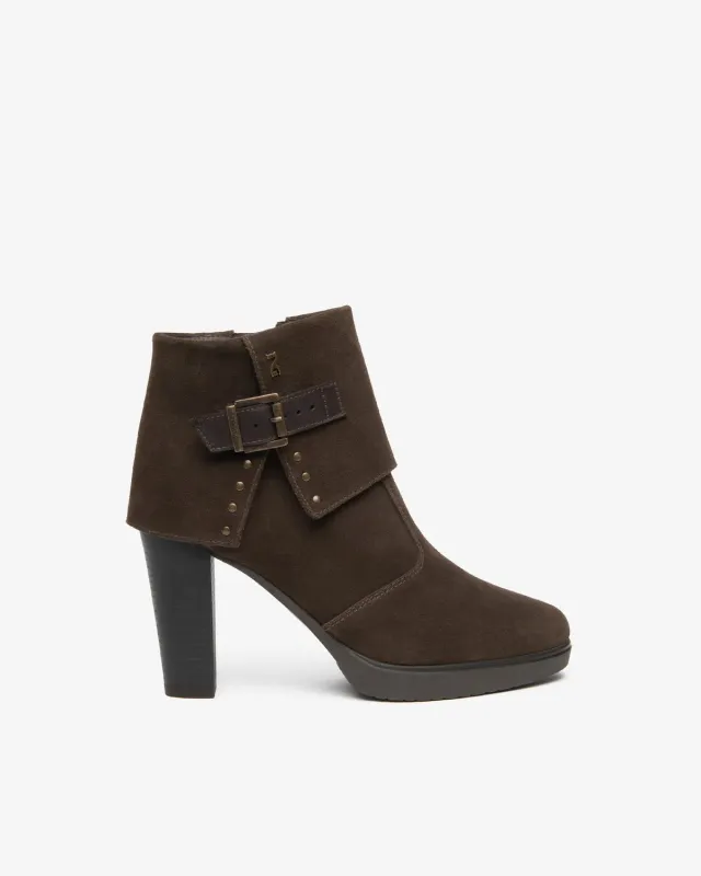 NeroGiardini botine dama piele intoarsa toc 95