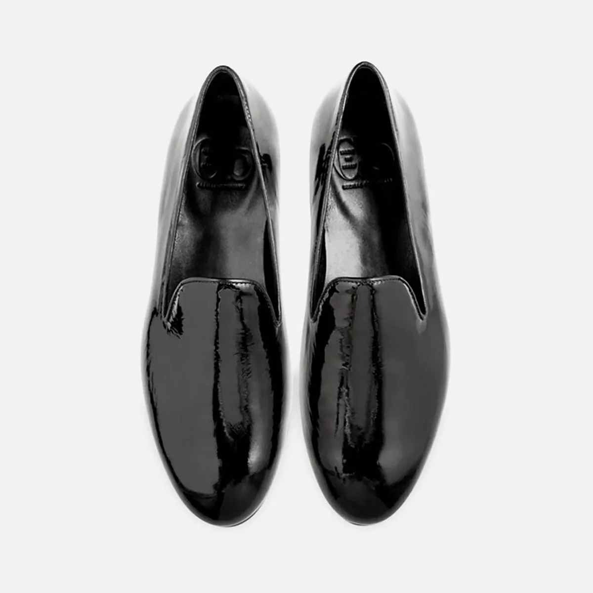 Cecilia Bringheli Positano Black pantofi lac negru