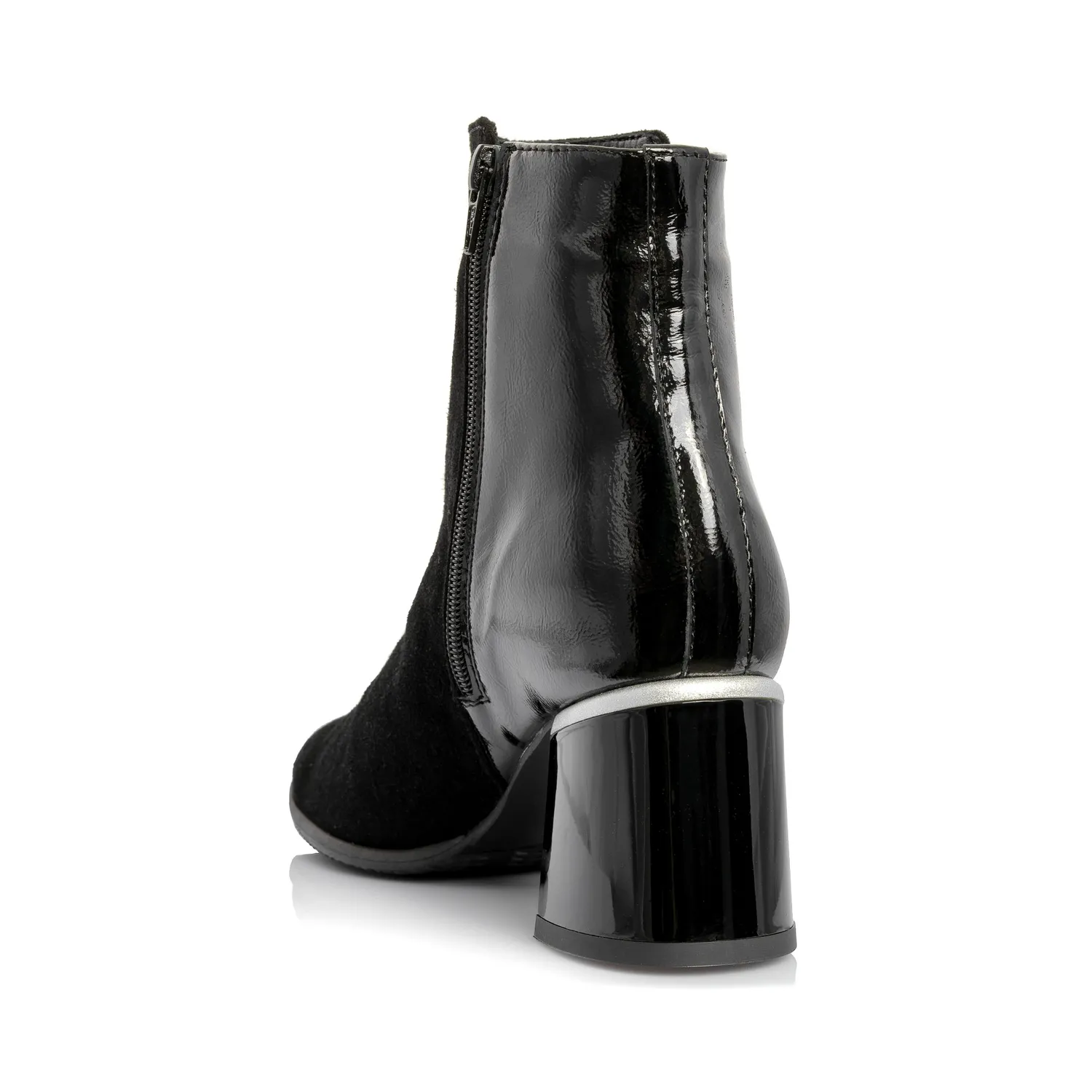 Catinca Shoes GX31TI NBNA ghete dama piele naturala negru lac