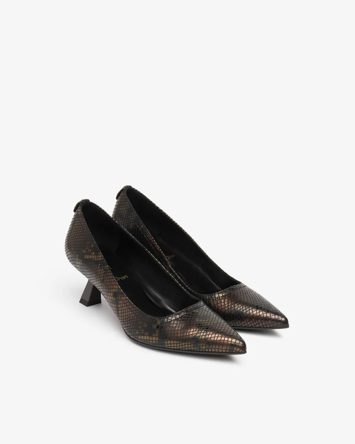 NeroGiardini pantofi dama piele sarpe toc 55mm