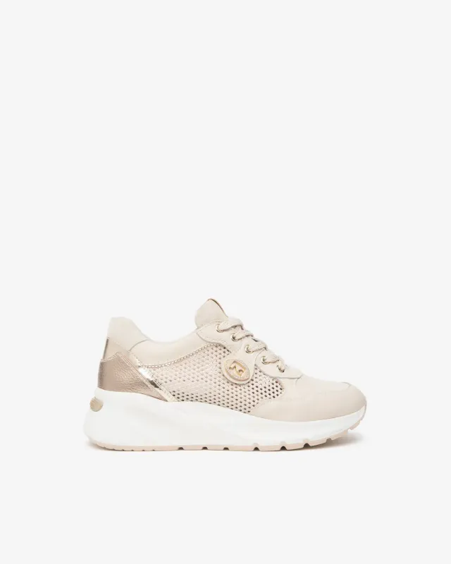 NeroGiardini Sneakers damă piele-pânză Memory 35-41