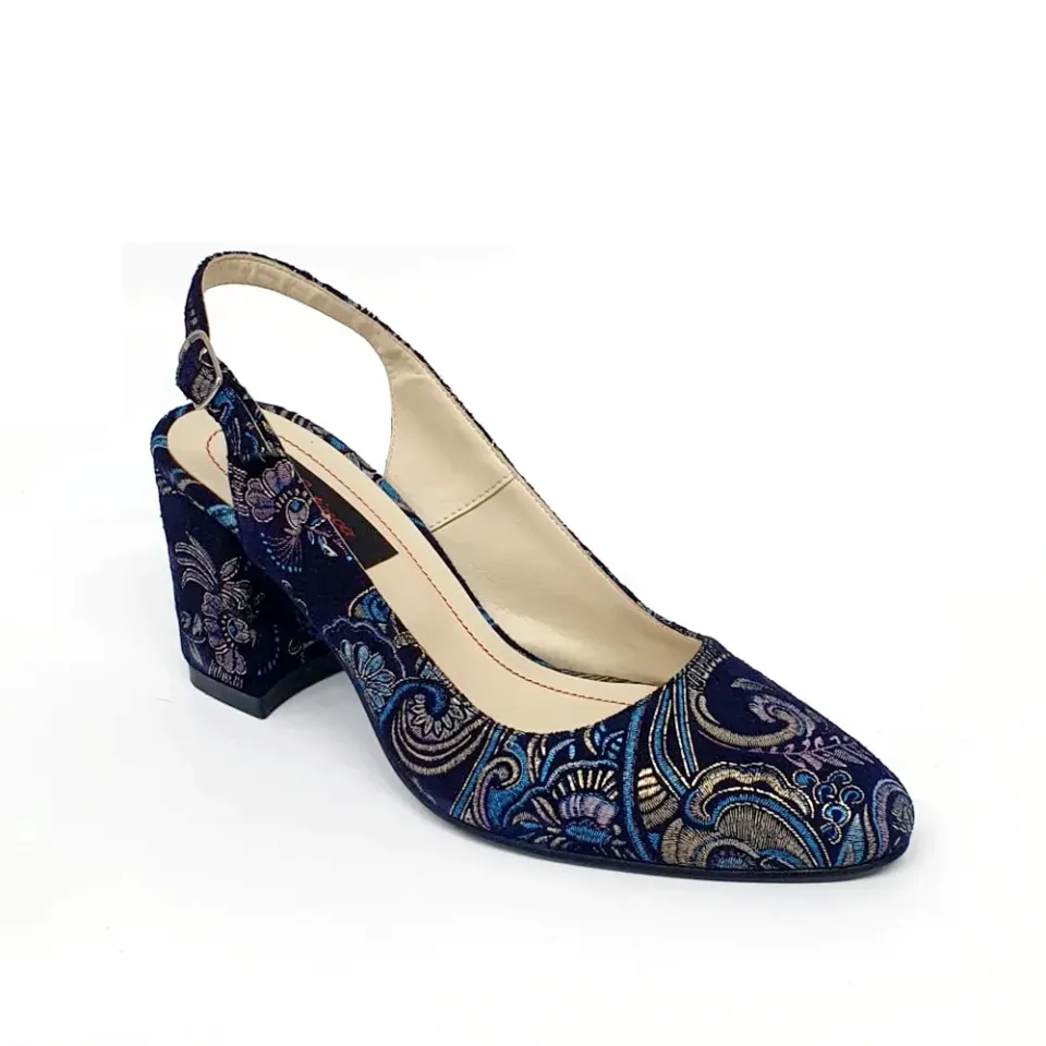 Catinca Shoes V7 BLS sandale dama bleu piele naturala