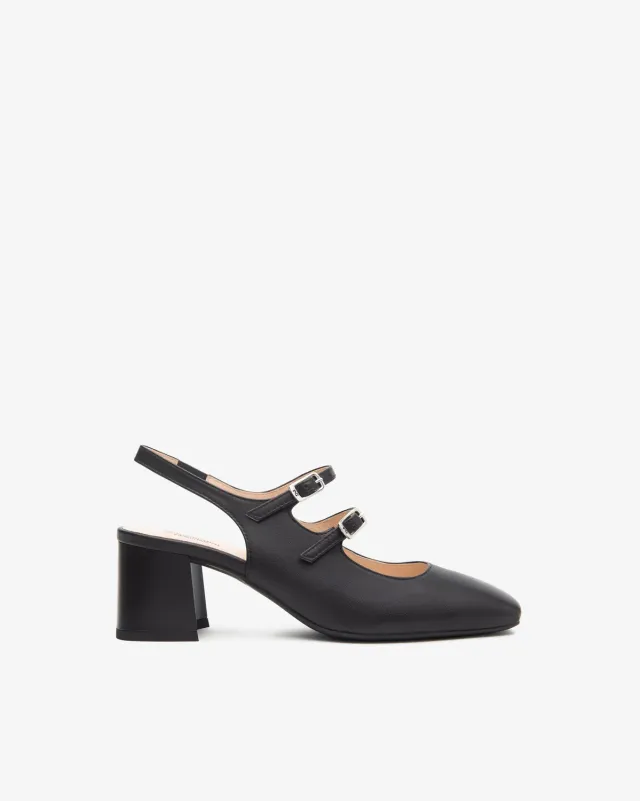 Pantofi slingback damă NeroGiardini piele