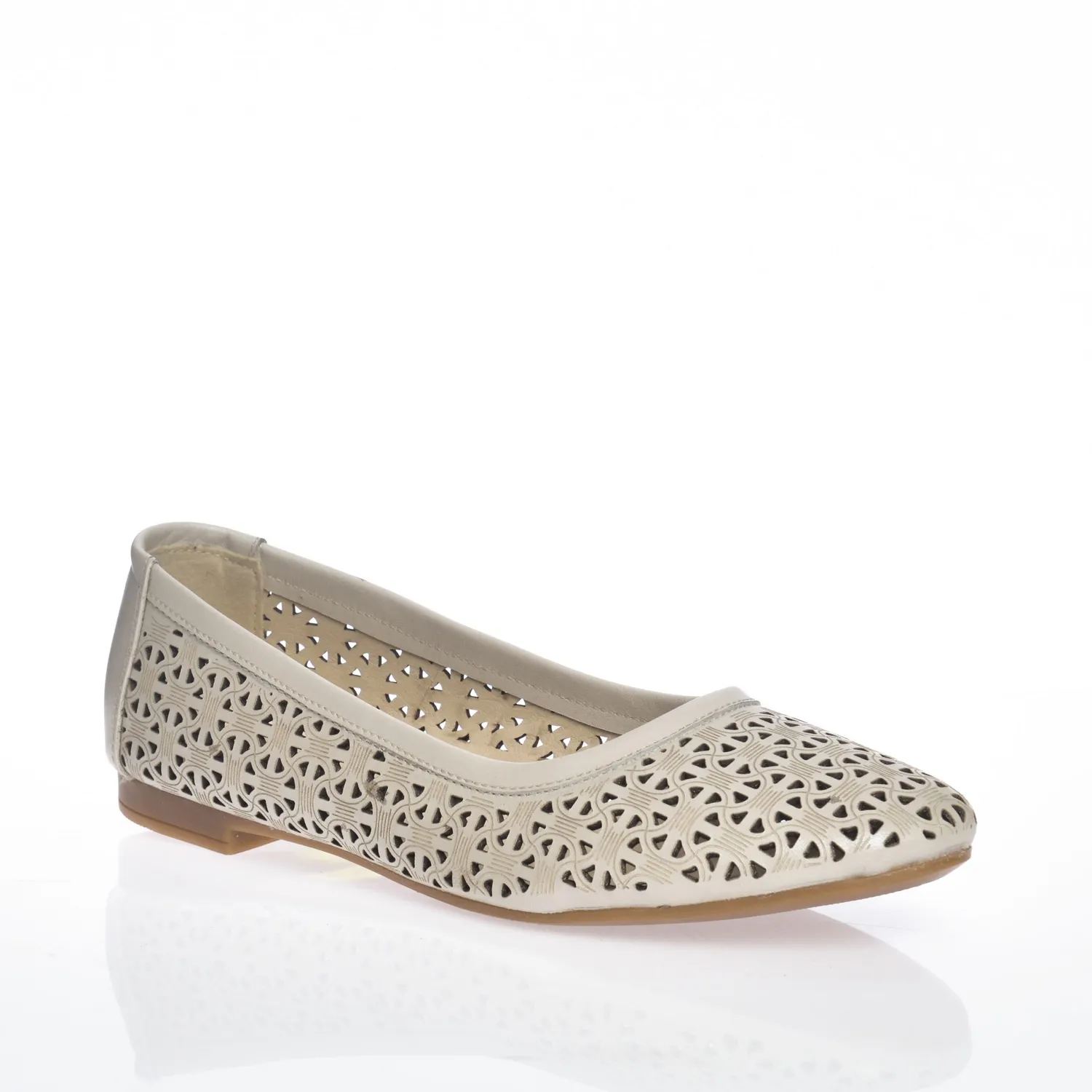 Catinca Shoes BL 4 B balerini damă piele bej