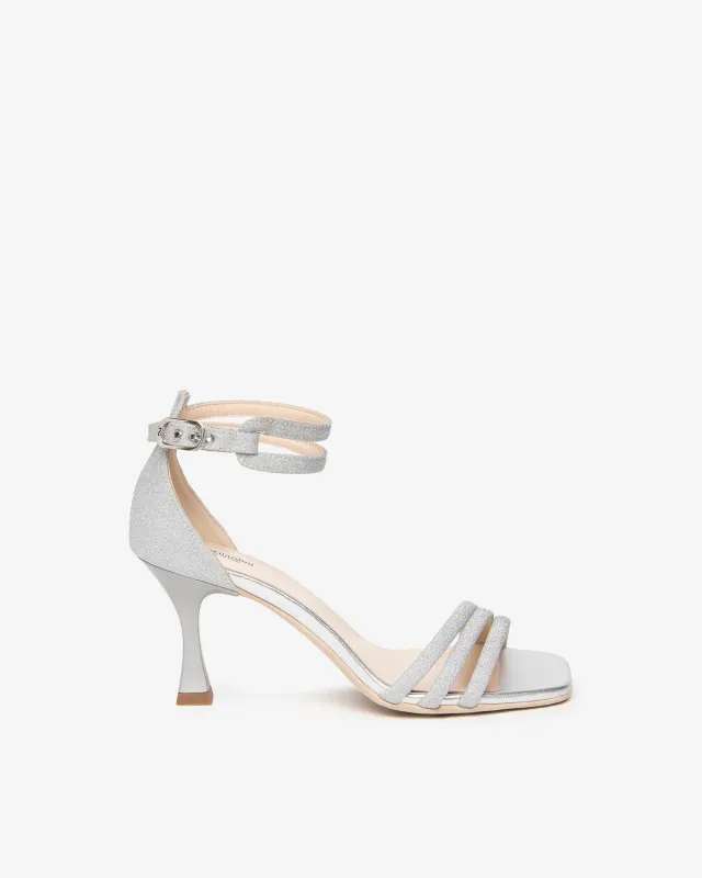 NeroGiardini Sandale damă elegante material tehnic lucios