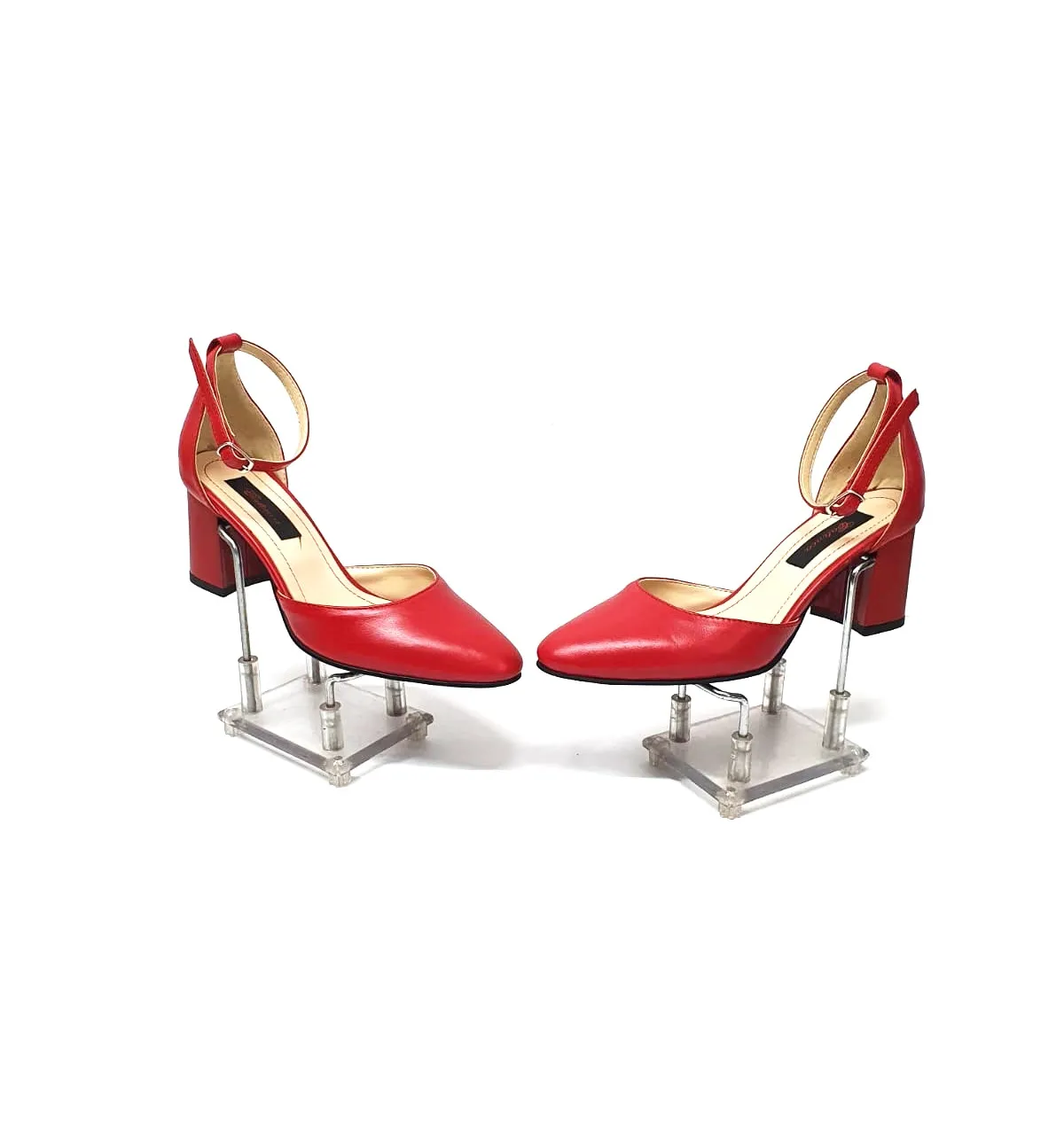 Catinca Shoes D14 RB sandale piele rosu box