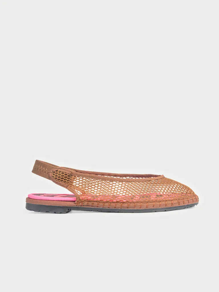 Flagelus Narnia Mesh Brown slippers maro plasa