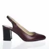 Catinca Shoes V7 BB sandale dama piele naturala bordo