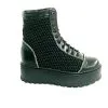 Catinca Shoes BC31 NBBN bocanci piele negru bilute