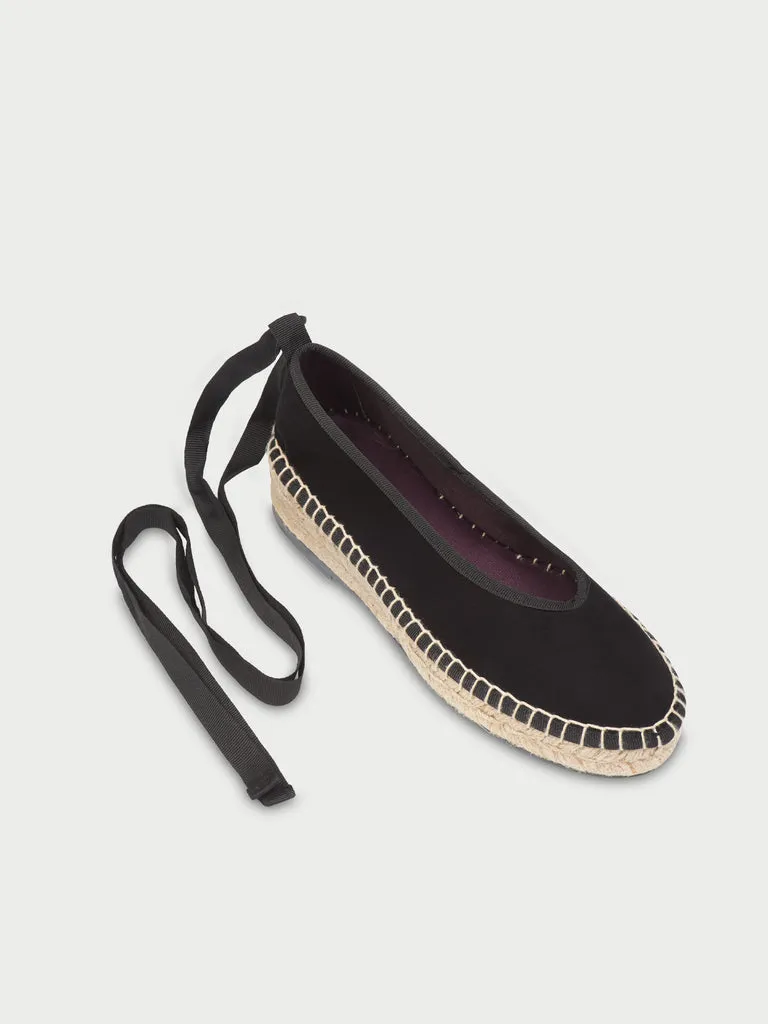 Flagelus Summer Swing Black balerini piele neagra